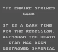 Image n° 4 - screenshots  : Star Wars - The Empire Strikes Back
